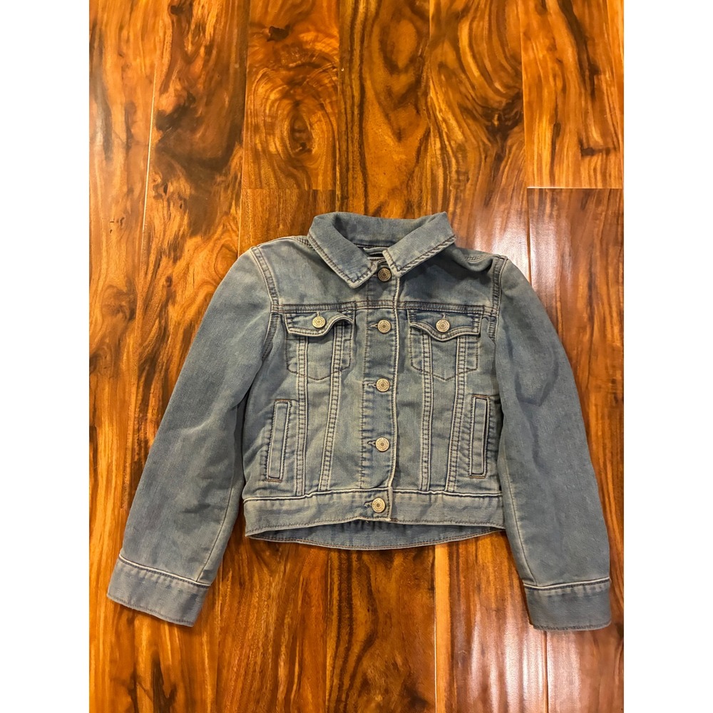 Gap Denim Kids Medium Wash Blue Jean Trucker Jacket Size S‎ Regular
